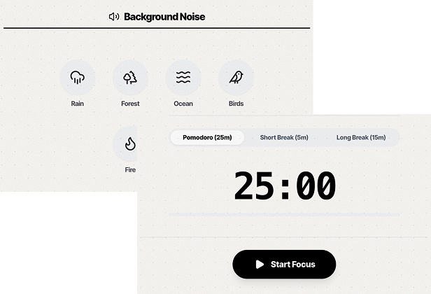 appx.work Focus Soundscapes & Timer