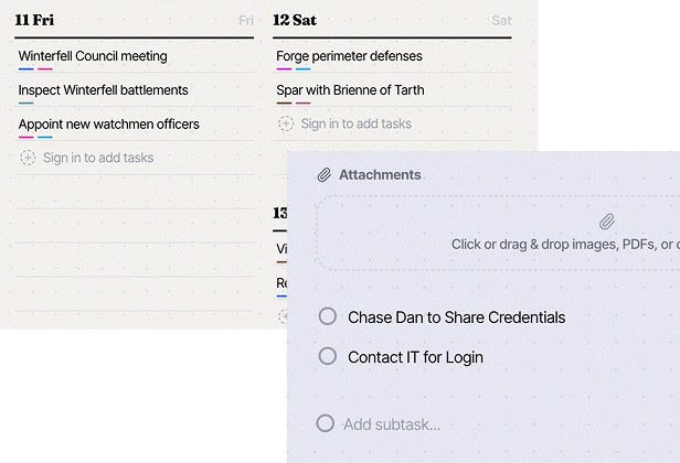 appx.work Weekly Planner